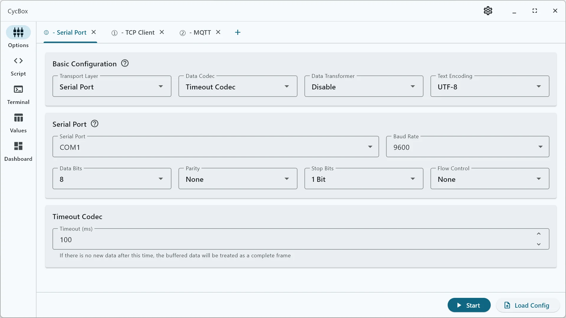 CycBox Main Interface
